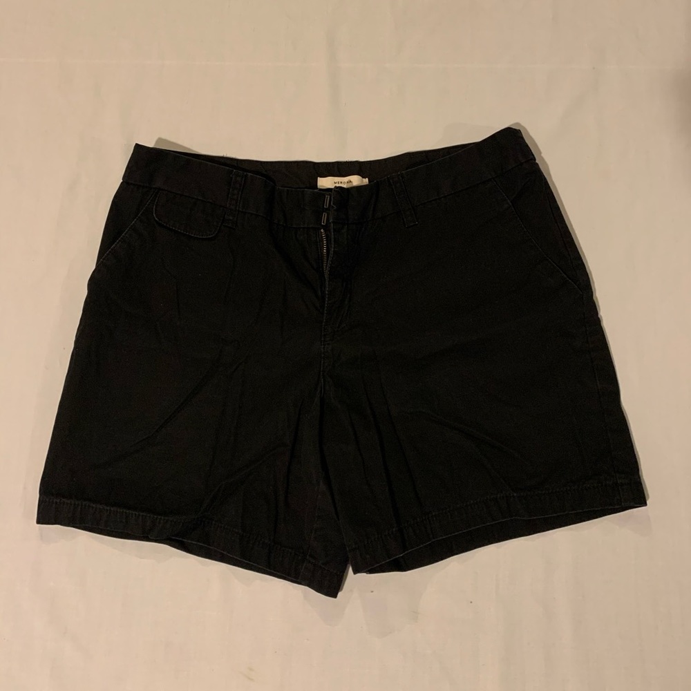 Women’s Black Khaki Chino Shorts